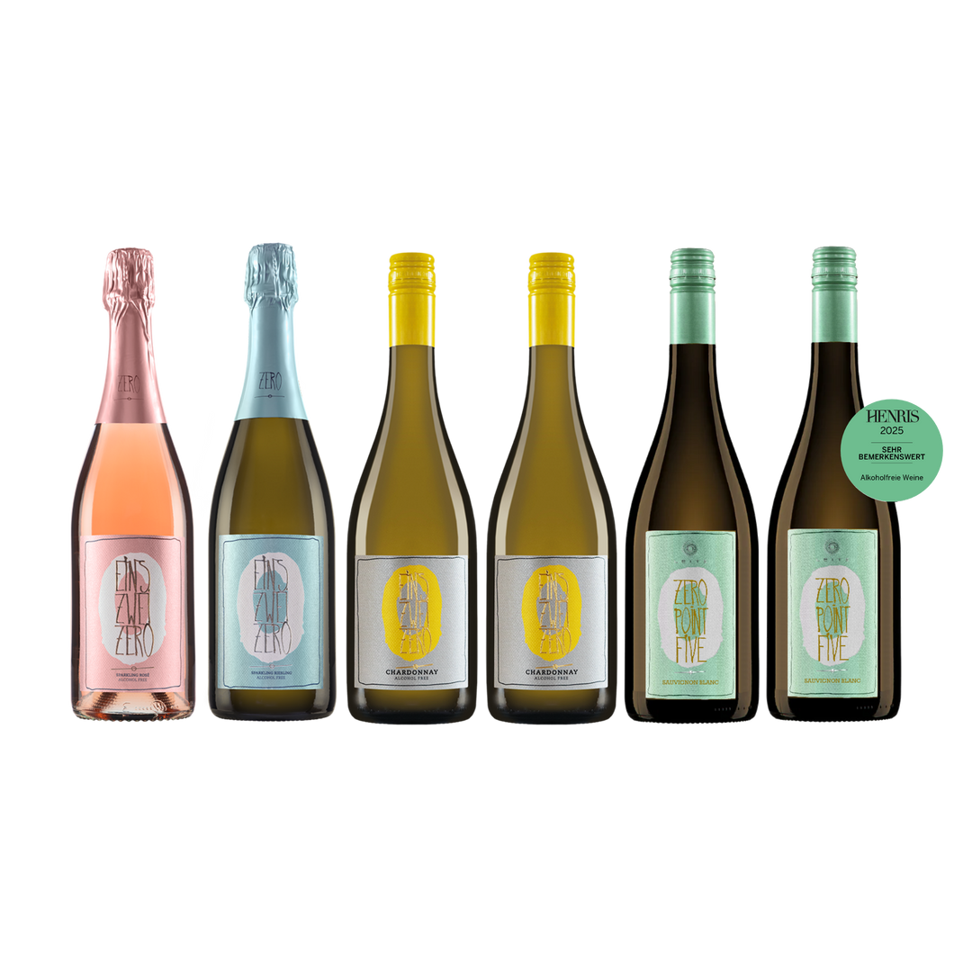 ZEROS-BESTSELLER - alkoholfreies Weinpaket 6 Flaschen