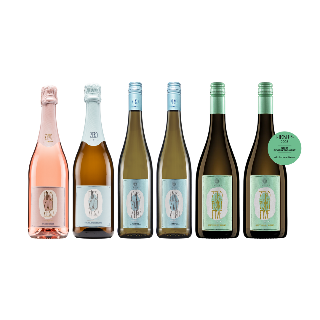 ZEROS-BESTSELLER - alkoholfreies Weinpaket 6 Flaschen